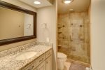 Newly renovated, private master bathroom